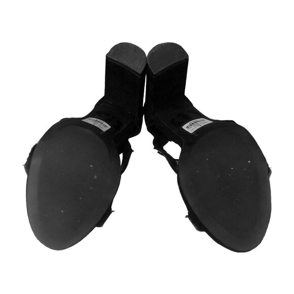 Urban Planet Rhinestone Black Heels - Picture 6 of 7